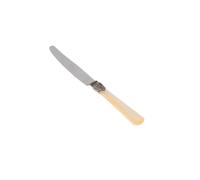 Rivadossi Sandro 9306COT12 Set di Coltelli da Tavola, 6 Pezzi-Elena-100% Made in Italy, Artigianalità e Design, Acciaio Inox 18/10, Avorio