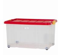 Rival Euro-Box Con Coperchio 60x40x30cm, 1 Unità, Contenitore Trasparente