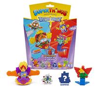 Rivals of Kaboom 8431618019610 Superthings Serie Rescue Force, questo pacchetto include 4 personaggi da collezione (1 capitano argento a sorpresa e un SuperThing con effetto cromato) + 1 Rescue Jet e