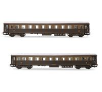 Rivarossi FS 2 CARROZZE 1 2a CLASSE C/SCOMPART.RISTORO 1 2a CLASSE EP.III-IV 1:8
