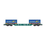 Rivarossi FS CEMAT CONTAINER WAGON "DANI TRASPORTI" EP.V-VI 1:87