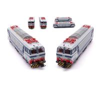 Rivarossi FS LOCOMOTIVE E633 206 + E633 209 BLUE GREY LIVERY EPOCA IV-V 1:87