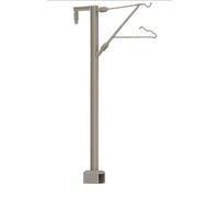 RIVAROSSI HC8035 Scala HO Palo per catenaria moderno profilo a T colore grigio