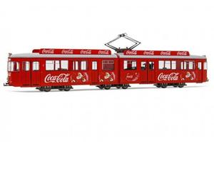 RIVAROSSI HR2755 - TRAM IN DECORAZIONE NATALIZIA Coca-Cola® , FUNZIONANTE H0
