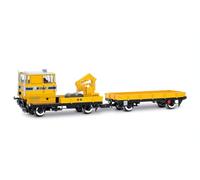 Rivarossi HR2925S DBG, veicolo di manutenzione KLV 53, livrea giallo/blu, ep. V-VI, con decoder sonoro DCC Locomotiva - Diesel