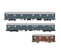 RIVAROSSI 1/87 MODELLISMO FERROVIARIO 3X CELERONE ULZ 1400+DUZ 93100+CARRO MERCI