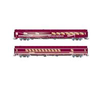 Rivarossi HR4350 Euro-Express, confezione da 2 unità WGmh 804/854 + WGmh 132, ep. VI Coach Pack