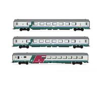 Rivarossi HR4359 Set 3 Carrozze IC Sila Torino Reggio Calabria Xmpr FS scala H0