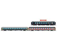 RIVAROSSI HR4361 Scala HO Set 3 carrozze Alpen-Express epoca IVb FS