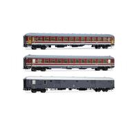RIVAROSSI HR4362 Set “Alpen Express” 2 CARROZZE FS rosso fegato + bagagliaio