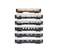 Rivarossi HR4423 Intraflug/CIWL, set 6 casse 50 anni del Nostalgie-Istanbul-Orient-Express, 1976, Carrozze in miniatura, dai 14 anni