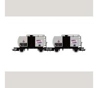 Rivarossi HR6565 - FS, set di 2 carri cisterna a 2 assi “Total” - Ar