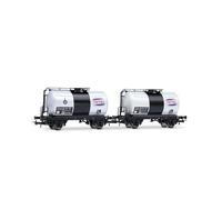Rivarossi Hr6565 Set 2 Carri Cisterna Total FS scala H0