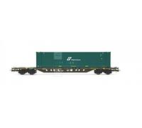 RIVAROSSI HR6576 - FS CEMAT carro pianale Sgnss con container 45' Trenitalia, ep