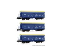Rivarossi HR6589 PKP Cargo, carri autoscargenti tipo Fals, livrea blu/gialla, ep. VI Rolling Stock - Carri