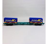 RIVAROSSI HR6616 Sgnss CEMAT livrea verde FS container 20’ Dani Trasporti