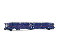 RIVAROSSI HR6684 carro trasporto auto 3 assi Laeks “Mega Car Carrier” livrea blu