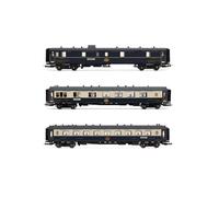 HR4390 Rivarossi CIWL, confezione da 3 unità "Edelweiss Pullman Express", set 1/2 (DD3, VPC Côte d´Azur + VP Étoile du Nord), ep. II carrozze passeggeri