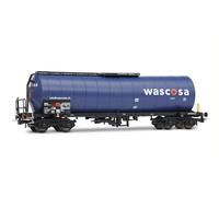 Rivarossi WASCOSA, 4-axle Tank Wagon, Blue Livery, EP. VI Kit di Costruzione per Bambini, Colore Blu, HR6666