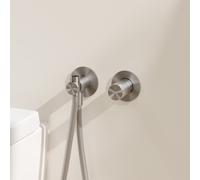 rivea Bahri miscelatore monocomando con doccetta bidet, BR2110BN, Bahri nichel spazzolato [Rubinetteria Bagno > Bidet / Set Doccetta WC]