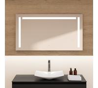 rivea Bahri specchio illuminato La: 120 cm, con illuminazione, diretta, BR2040MI, Bahri [Specchi > Specchi]