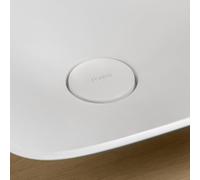 rivea coperchio di ricambio della valvola di scarico, BR0104WM, Universal bianco opaco [Lavabi > Ricambi Lavabo]