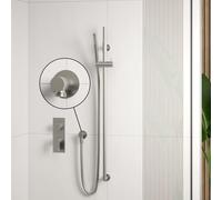 rivea Dia gomito di collegamento a parete, BR2056BN, Dia nichel spazzolato [Rubinetteria Bagno > Prese d‘Acqua]