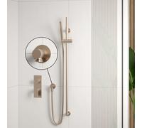 rivea Dia gomito di collegamento a parete, BR2056BR, Dia oro rosa spazzolato [Rubinetteria Bagno > Prese d‘Acqua]