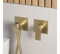 rivea Dia miscelatore monocomando con doccetta bidet, BR2069BG, Dia oro spazzolato [Rubinetteria Bagno > Bidet / Set Doccetta WC]