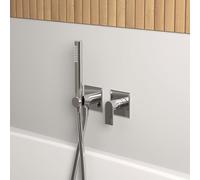 rivea Dia miscelatore monocomando con set doccia, BR2068PC, Dia cromo [Rubinetteria Bagno > Rubinetteria Vasca]