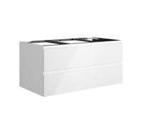 rivea Dia mobile La: 100 cm con 2 scomparti estraibili, BR0033WH, Dia [Mobili da Bagno > Mobili Lavabo]