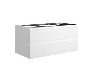 rivea Dia mobile La: 100 cm con 2 scomparti estraibili, BR0033WM, Dia [Mobili da Bagno > Mobili Lavabo]