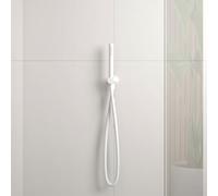 rivea Dia set doccia, con supporto doccetta, con collegamento tubo flessibile, 1 tipi di getto, BR2052MW, Dia bianco opaco [Rubinetteria Bagno > Set Doccia]