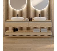 rivea Dia sistema mobili La: 200 cm, con 2 estraibili, 2 lavabi La: 60 cm bianco,, BR0028SO-Set200, Dia [Mobili da Bagno > Mobili con Doppio Lavabo]