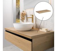 rivea Dia top La: 100 A: 4 cm in materiale di legno (HPL), BR0011SO, Dia [Mobili da Bagno > Top]