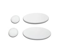 rivea / evineo set di ricambio tampone per anello sedile e coperchio smart WC bianco, BL0623, bianco [Parti di Ricambio > per Ceramiche da Bagno]