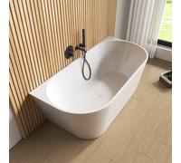 rivea Kanya vasca da bagno a parete L: 150 La: 80 cm, BR0060WH, Kanya bianco [Vasche da Bagno > Vasche da Bagno a Parete]
