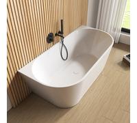 rivea Kanya vasca da bagno a parete L: 170 La: 80 cm, BR0061WH, Kanya bianco [Vasche da Bagno > Vasche da Bagno a Parete]
