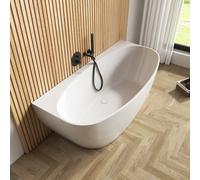 rivea Malie vasca da bagno a parete L: 170 La: 80 cm, BR0059WH, Malie bianco [Vasche da Bagno > Vasche da Bagno a Parete]