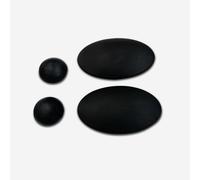 rivea set di ricambio tampone per anello sedile e coperchio smart WC nero, BL0624, nero [Parti di Ricambio > per Ceramiche da Bagno]