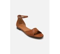 Rivecour - Sandales n°165 - Cuir imprimé façon lézard Marrone - Sandali e scarpe aperte 38 Marrone