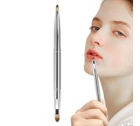 Rivegno a filo con fodera, pennello per il trucco per labbra a doppia estremità - Applicatore per trucco portatile per la fodera del rossetto | Rifugio per labbra multifunzionale con cappuccio per luc