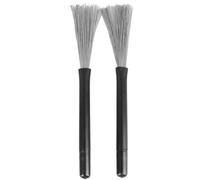 Rivegno a tamburo Terscopico in acciaio Telescopico Accendi a tamburo maniglia di gomma lunghezza regolabile per tamburo Accessori a percussione 2 pcs set