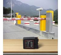 Rivelatore a induzione DP132 per cancelli automatici e parcheggi, 12 V/24 V DC rilevatore di veicoli con sensibilità a 4 livelli, nero (24 V)