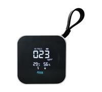 Rivelatore d'aria | Display a LED portatile Tester di umidità interna con Carico cinghia di Tipo-C, umidità Versatile e rilevatore di temperatura per le Camere di Vita