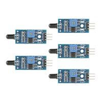 Rivelatore del modulo sensore di fiamma IR da 5 pezzi, rilevatore 3,3-5 V Modulo sensore intelligente a infrarossi IR per il rilevamento della lunghezza d'onda della fiamma