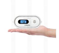 Rivelatore di allarme di monossido di carbonio per 10 anni, rilevatore di allarme di CO con segnaletica digitale LCD con memoria di allarme, durata della batteria secondo EN50291