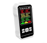 Rivelatore di radiazioni elettromagnetiche con funzione di allarme acustico per il monitoraggio in tempo reale (bianco)