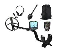 Rivelatore D'oro Metal Detector For Adulti Professionale Maggiore Precisione 10 '' Bobina Impermeabile Metalli Gold Detector Cuffia Pala Zaino(Detector Set)