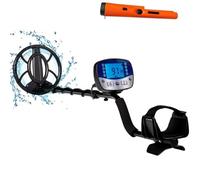 Rivelatore D'oro Metal Detector Sotterraneo Profondità Ricerca Finder Rivelatore D'oro Rilevamento Di Tesori Pinpointer Bobina Impermeabile(11 with small detector)